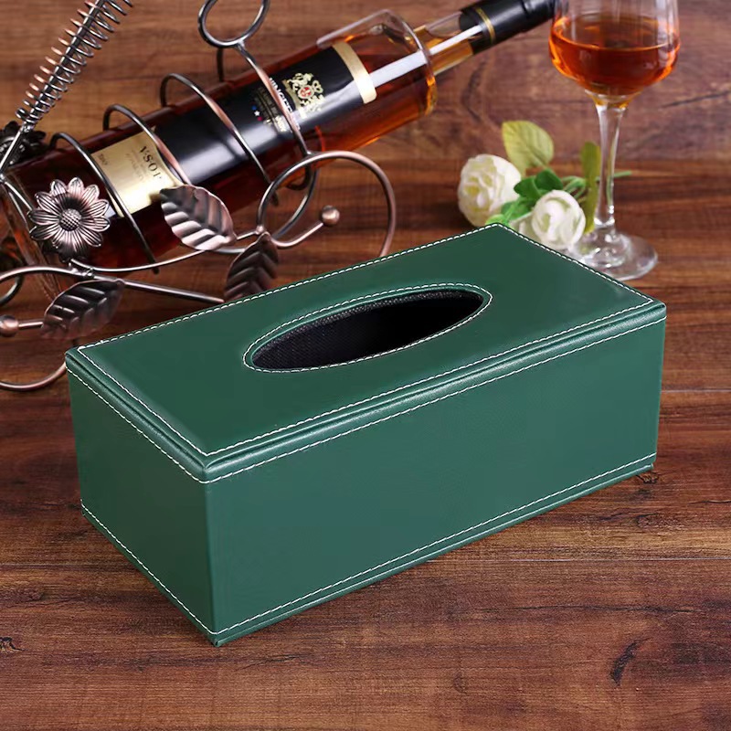 批发家用客厅抽纸盒皮革纸巾盒酒店纸巾盒欧式餐巾纸抽盒可印logo