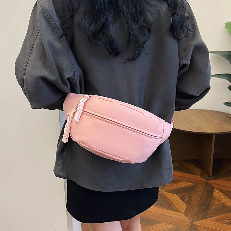 Bolsa de pecho para damas, simple y de gran capacidad, mochila casual japonesa, mochila de hombro para estudiantes, bolsa deportiva ligera.