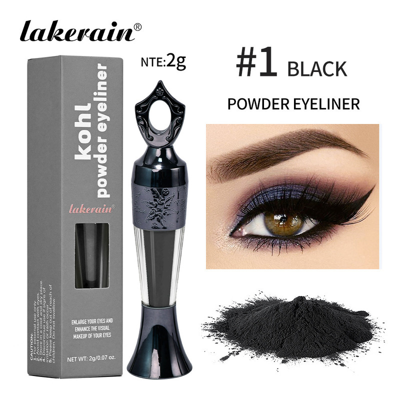 跨境lakerain 新款沙伊德眼线粉粉状眼线笔Eye Powder黑色绿色|undefined