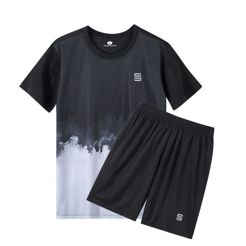 Venta directa de fábrica verano nuevo estilo de manga corta para hombres y mujeres ropa deportiva para correr, camiseta de fitness, ropa de entrenamiento de secado rápido transpirable