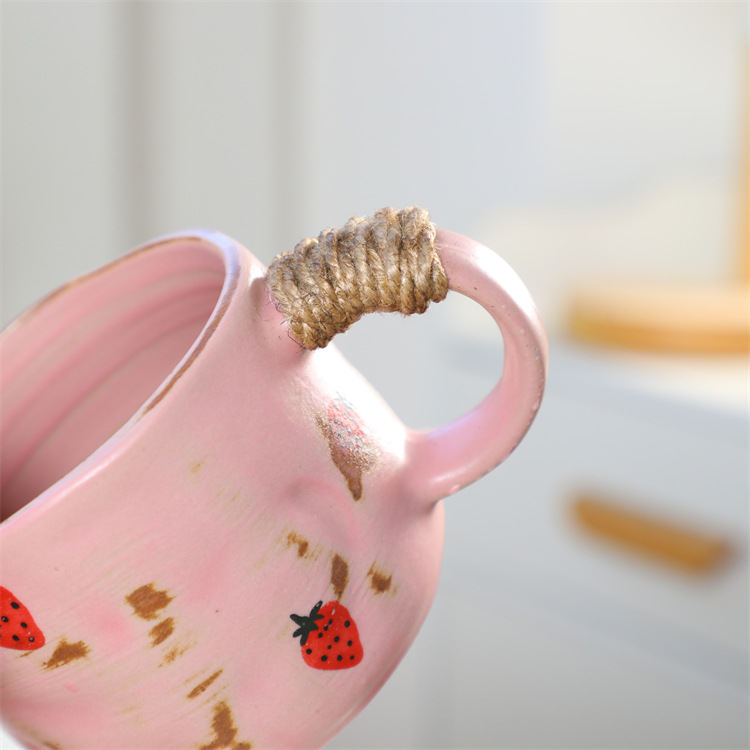 Ceramic Cup And Saucer Set Minimalist Creative Tea Coffee Mugs_voghion.com
