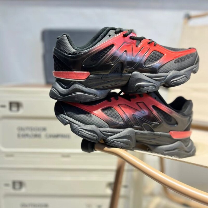 跨境外贸新配色NB9060渐变红舒适百搭低帮生活休闲复古运动鞋男款|undefined