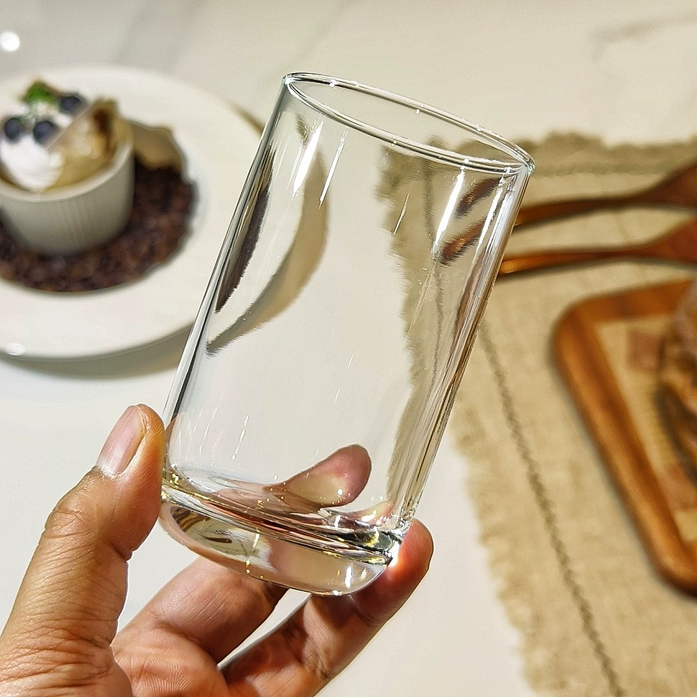 Темpered glass cup household water cup juice milk glass niche drink cup
