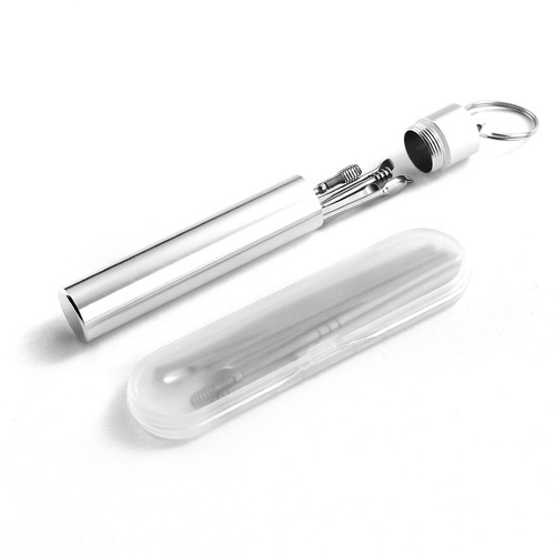 Wholesale stainless steel double-headed spiral ear scoop ear cleaner ear picking tool set of 6