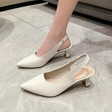 K 75342 Pointed toe closed sandals ��ͷ��ͷ��Ь�羳����