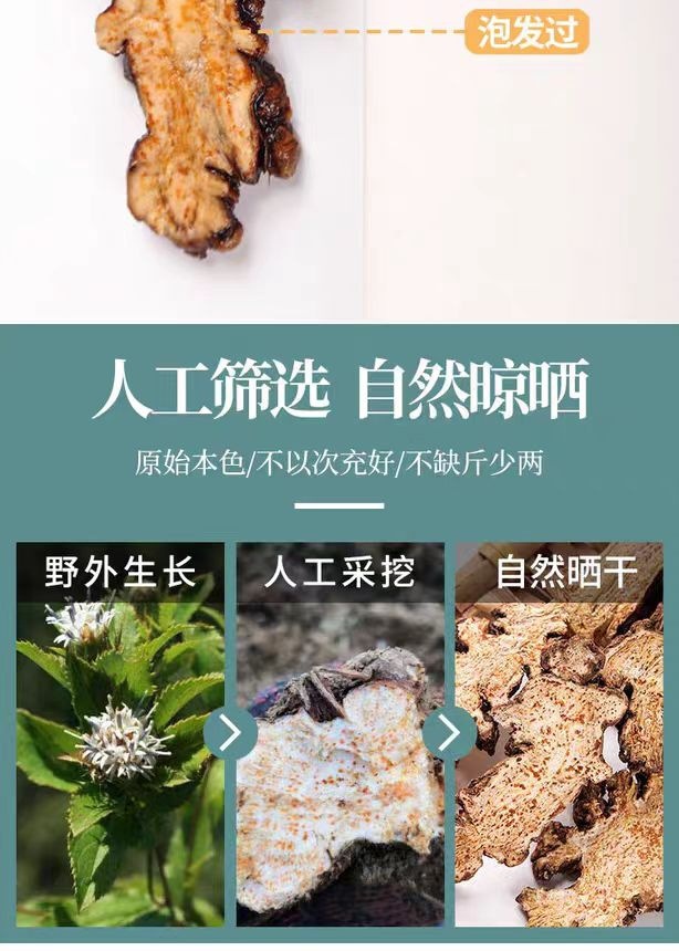 Bran-Fried Cang Zhu Powder (Atractylodes lancea) — Inner Mongolia Dried Herb, 500g key features