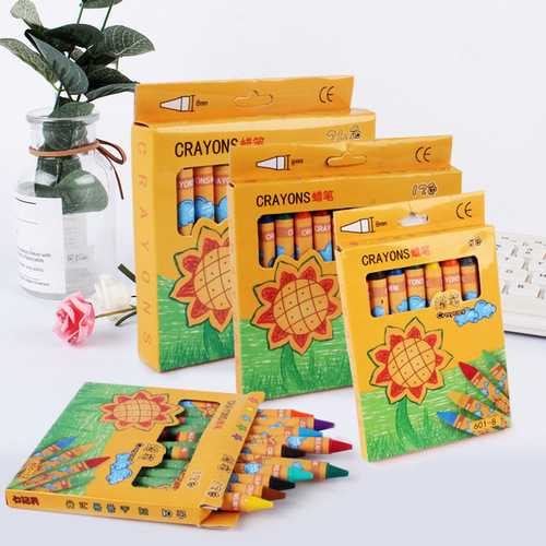 Wholesale crayons for primary school students painting graffiti pens multi-color oil pastels that do not dirty hands children's brush set crayons