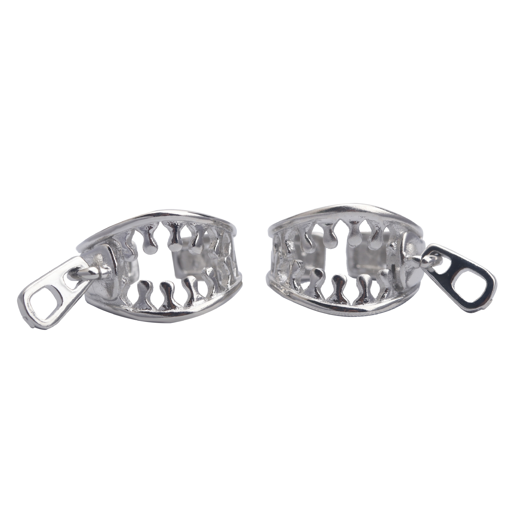 New Zipper Ear Clip Simple Ear Bone Clip Fashion All-matching