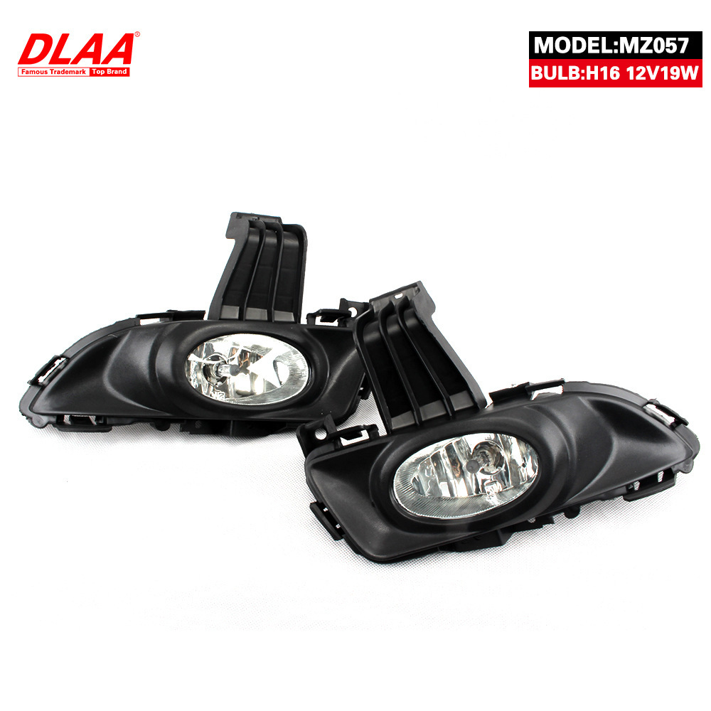Aplicable a 04 05 06 07 Mazda 3 conjunto de lámpara de niebla delantera vieja M3 luz diurna luz de barra delantera