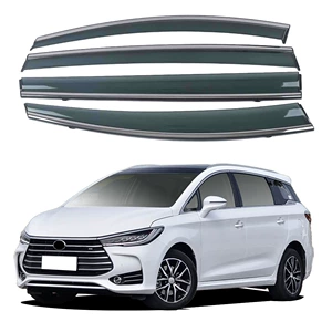 Suitable for Byd Song Max 17 Special Car Windows with Bright Strips, Rain Guards, Side Window Deflectors and Rain Eyebrows