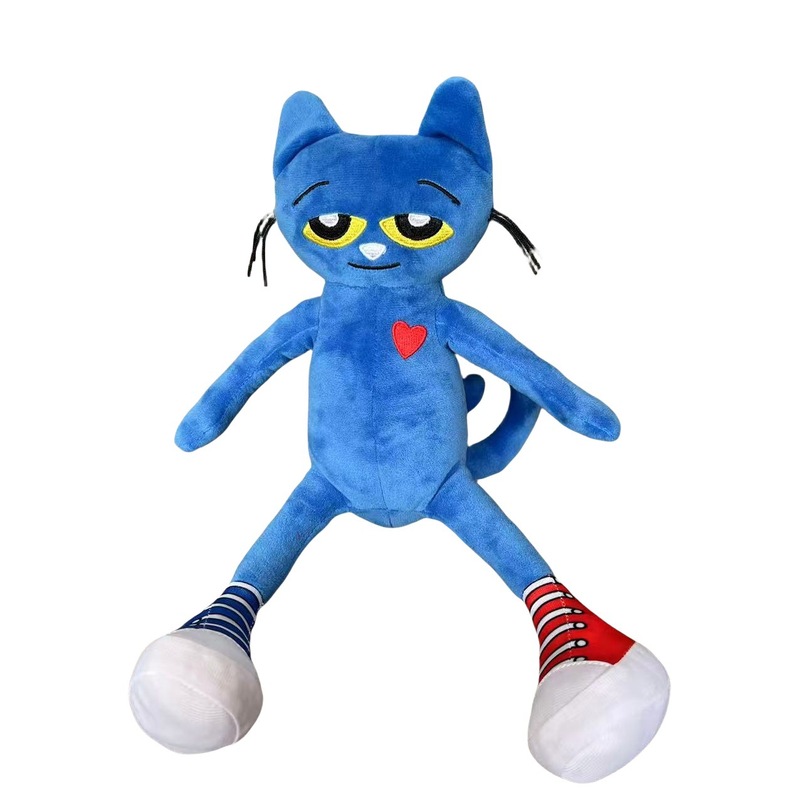 国境を越えた人気のピート・ザ・キャットハンドパペット ピート・ザ・キャットぬいぐるみ人形 幼児教育絵本人形|undefined