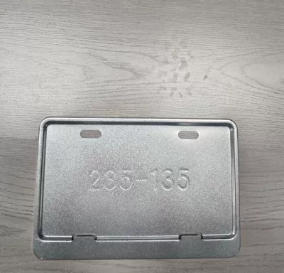 Philippines Motorcycle License plate holder/license plate holder - silver