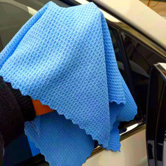 Pineapple Grain Car Wash Towel, Ultrasonic Edge-Cut Car Cleaning Cloth, Waxing & Crystal-Coating Car Wash Rag, Custom Logo Towels—Wholesale