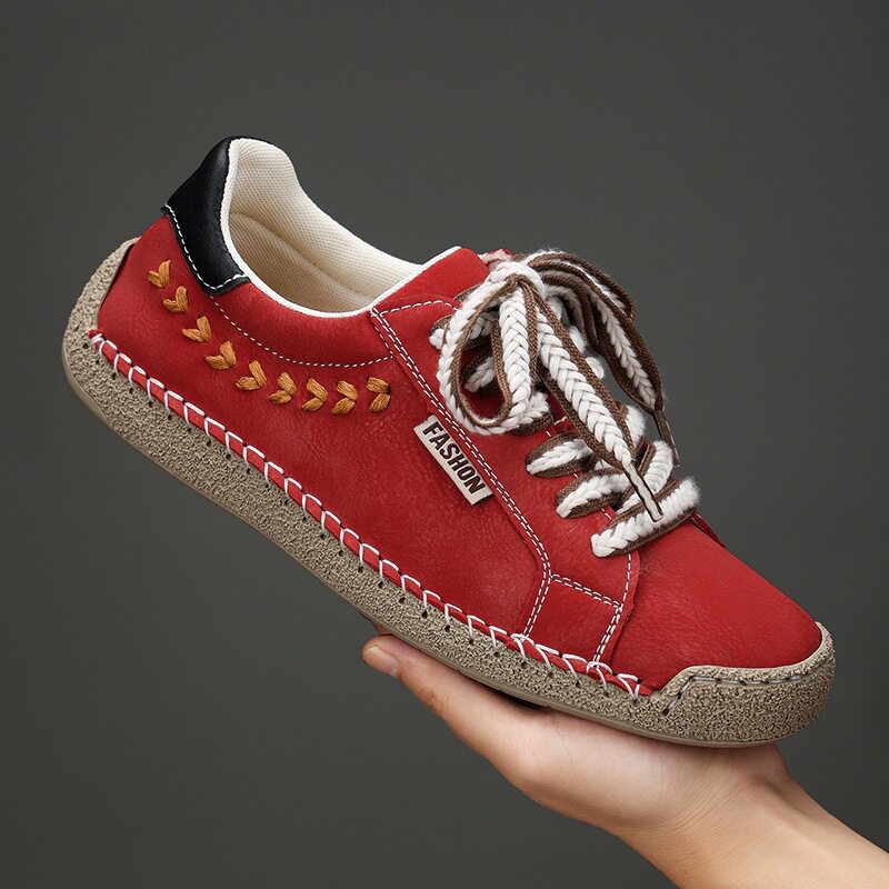 Giày vải canvas unisex cổ thấp đế bằng mũi tròn, phong cách retro thoáng khí chống trượt — 9013 màu vàng, 9013 màu xanh dương, 9013 màu xanh lá cây, 9013 màu đen chi tiết 5