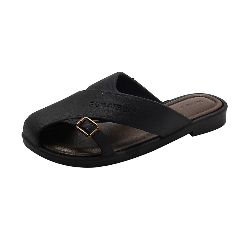 Mesh fashionable slippers, universal footwear for leisure, internet celebrity, high-end