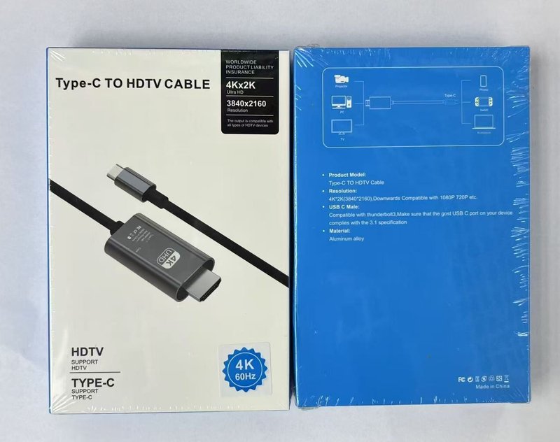 厂家Type-C转HDTV转接线 4K高清线 笔记本电脑手机平板投影投屏线|undefined