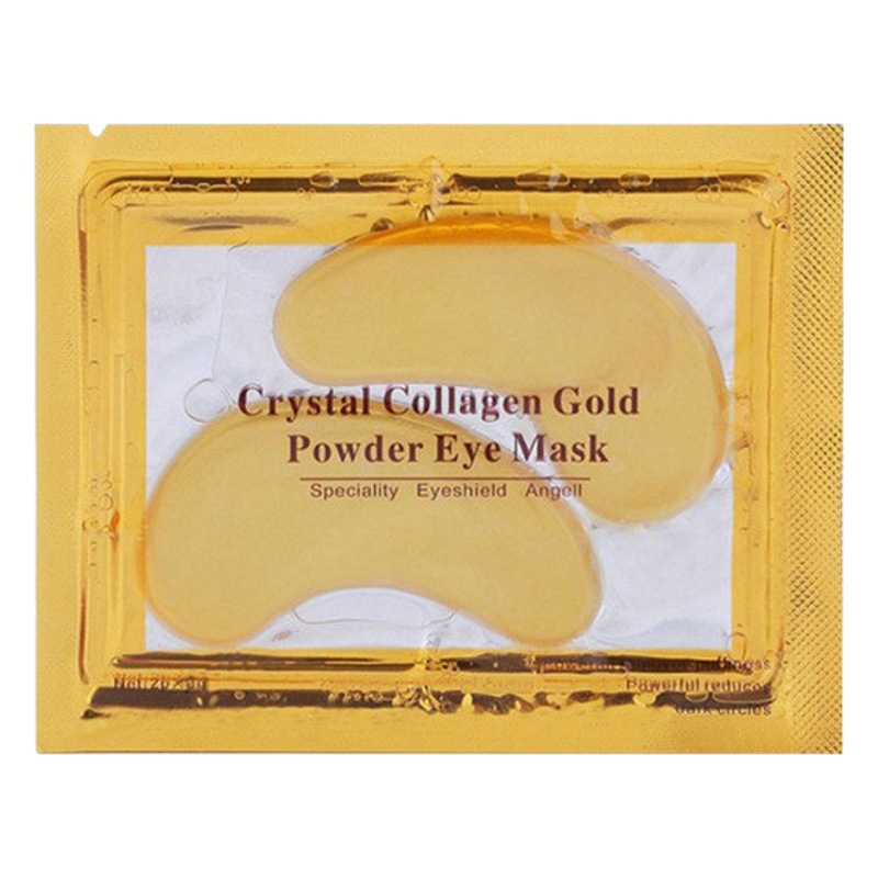 Máscara de ojo de oro transfronteriza máscara de ojo de hidrogel de colágeno máscara de ojo de mariposa máscara de ojo de oro de 24K