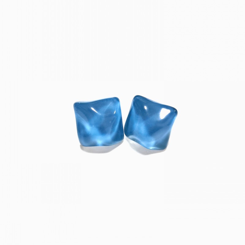 7g Weight 925 Sterling Silver Ear Needle Material No Inlaid Inlay Material Earrings, Ear Studs Classification Wedding, Travel Occasion Resin Material Geometric Pattern Women'S Gender Simple Style Style White, Purple, Green, Silver Color Simple Style Geometric Resin No Inlaid Earrings Ear Studs 13