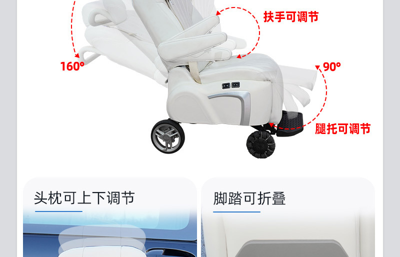 Suitable For福祉 Seats in Business Vehicles. It Can Get on and Off the Car to Make It Convenient for Family Members