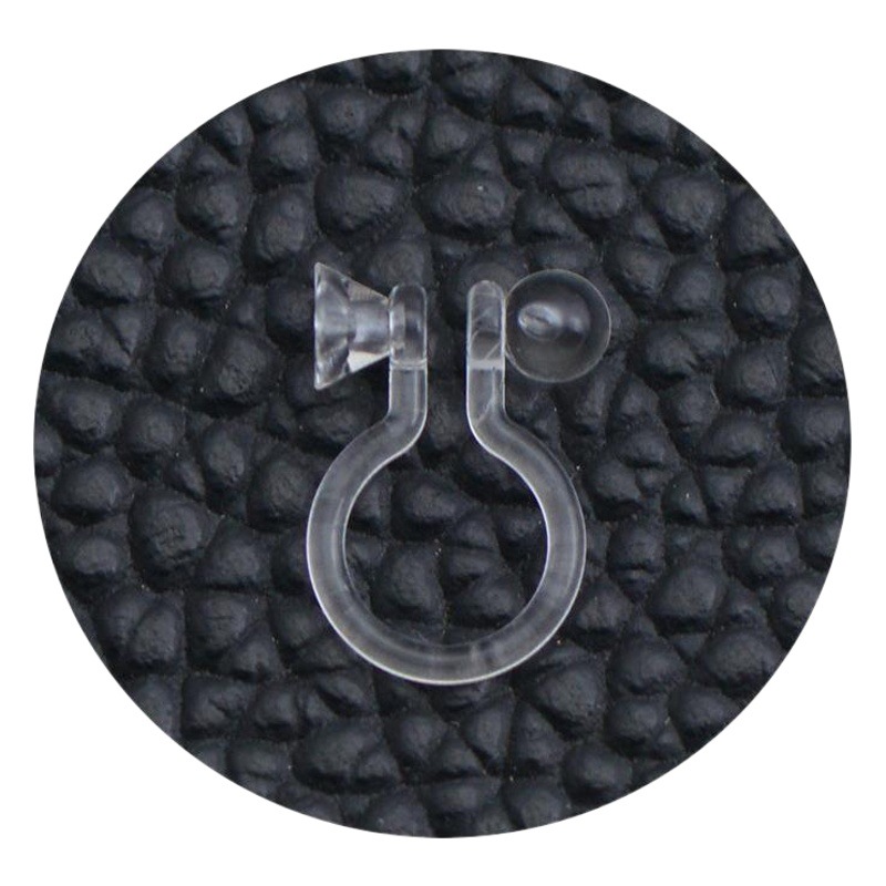 No Ear Holes Simple U-shaped Earring Clip DIY Earrings Accessories Transparent Resin Invisible Ear Clip Converter Women Wholesale