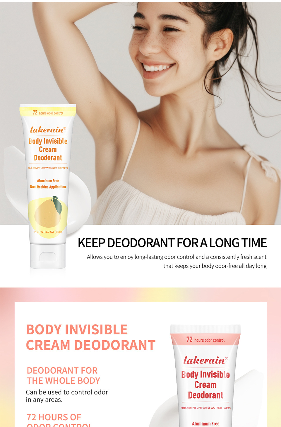 lakerain Cream Women's Body Balm Application Scenario