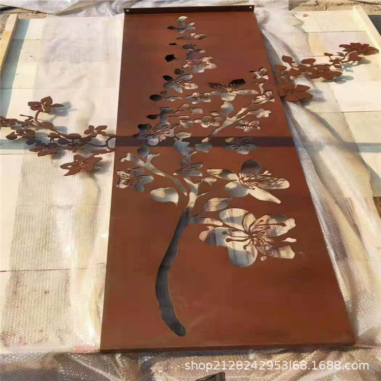 景观耐候板/Q500NHA耐候钢板切割加工/上门安装做锈