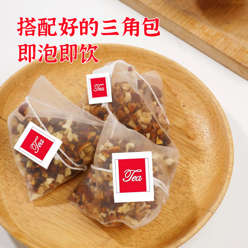 Apple Hawthorn Tea 15 Triangle Tea Bags with Red Date and Tangerine Peel 120g Sugar Free Herbal Fruit Tea specifications