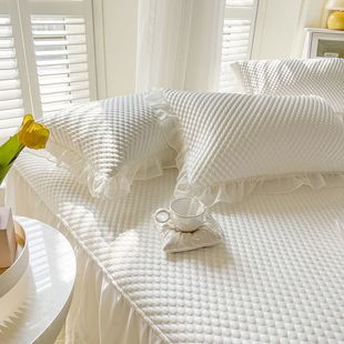 Summer Cool Ice Bean Pillowcase Ice Silk Single Pillowcase Ins Style Pair Breathable Pillowcase Mat Pillowcase 1