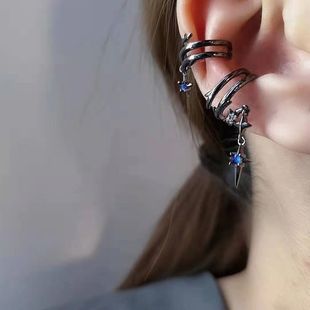 INS retro thorns bone bone clamp no ear pier