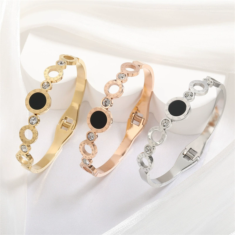 (Cross-border trading), bracelet stainless steel, jewelry, European style, simple and elegant design