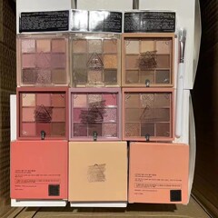 3C スクエア 9 色アイシャドウパレットグリッターハイライト真珠光沢マットアースカラーユニバーサルアイシャドウミルクティーセパレートアイシャドウパレット