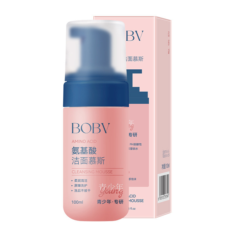 BOBV アミノ酸クレンジングムース ジェントルクレンジング フィーリングフリー 保湿アミノ酸ティーンフェイシャルクレンザー|undefined