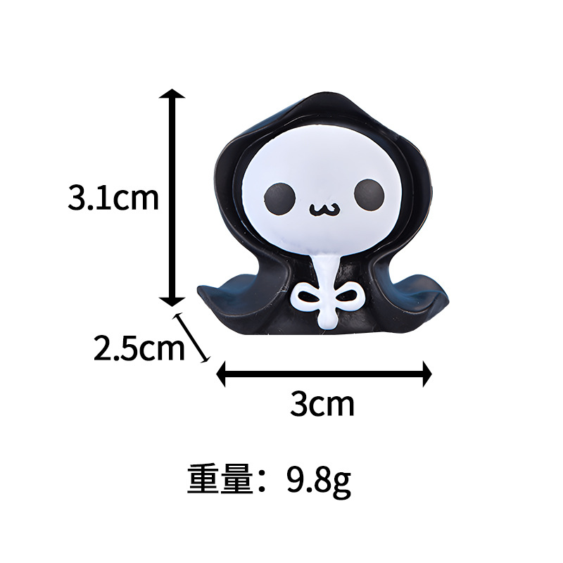 Nueva decoración transfronteriza Halloween calabaza fantasma calabaza mágica sombrero fantasma pequeña decoración micropaisaje paisajismo