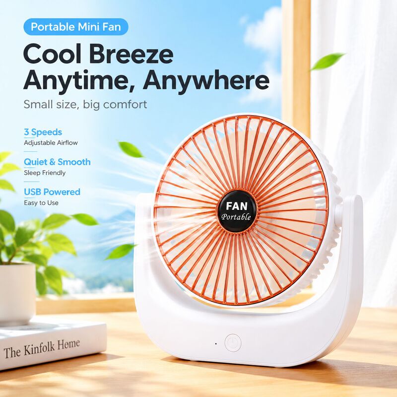 2023 desktop mini fan USB charging small fan desktop office home air circulation fan U-shaped 2023 desktop mini fan USB charging small fan desktop office home air circulation fan U-shaped