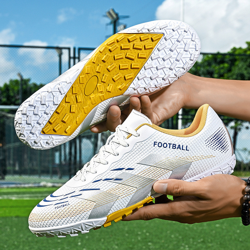 Zapatos de Fútbol Profesionales para Jóvenes de Malla y TPU, Ligeros, para Entrenamiento en Césped