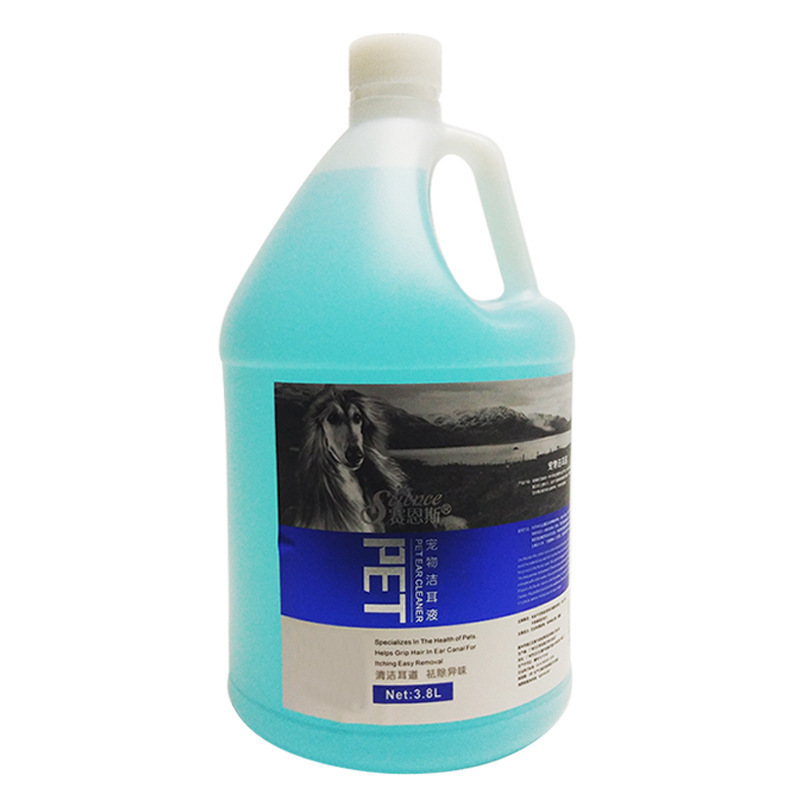メーカー包郵便ペットショップ卸売り耳液3.8l清潔yi菌滴耳液猫犬ペット耳水