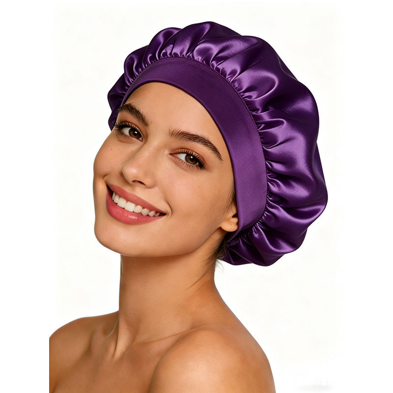 Transfronterizo Amazon seda elástica gorra de dormir gorra de belleza gorra image 21