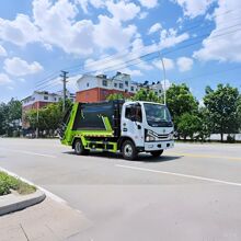 东风7方压缩垃圾车  小型环卫垃圾清运车环卫车厂家蓝牌合规