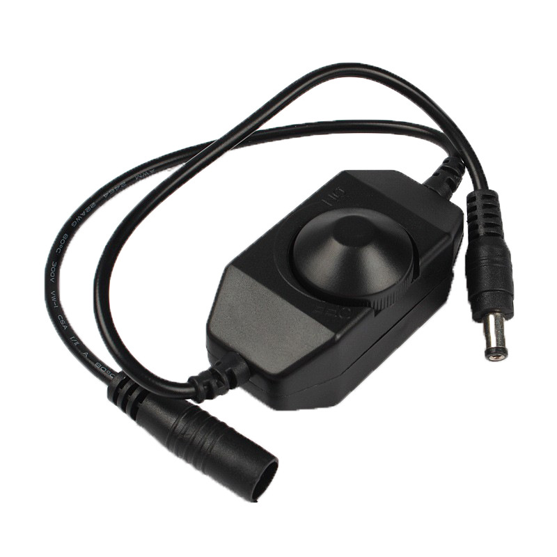 12V LED Online Stepless Rotary Knob Controller, LED Brightness Dimmer, Adjuster - Factory Direct Sales