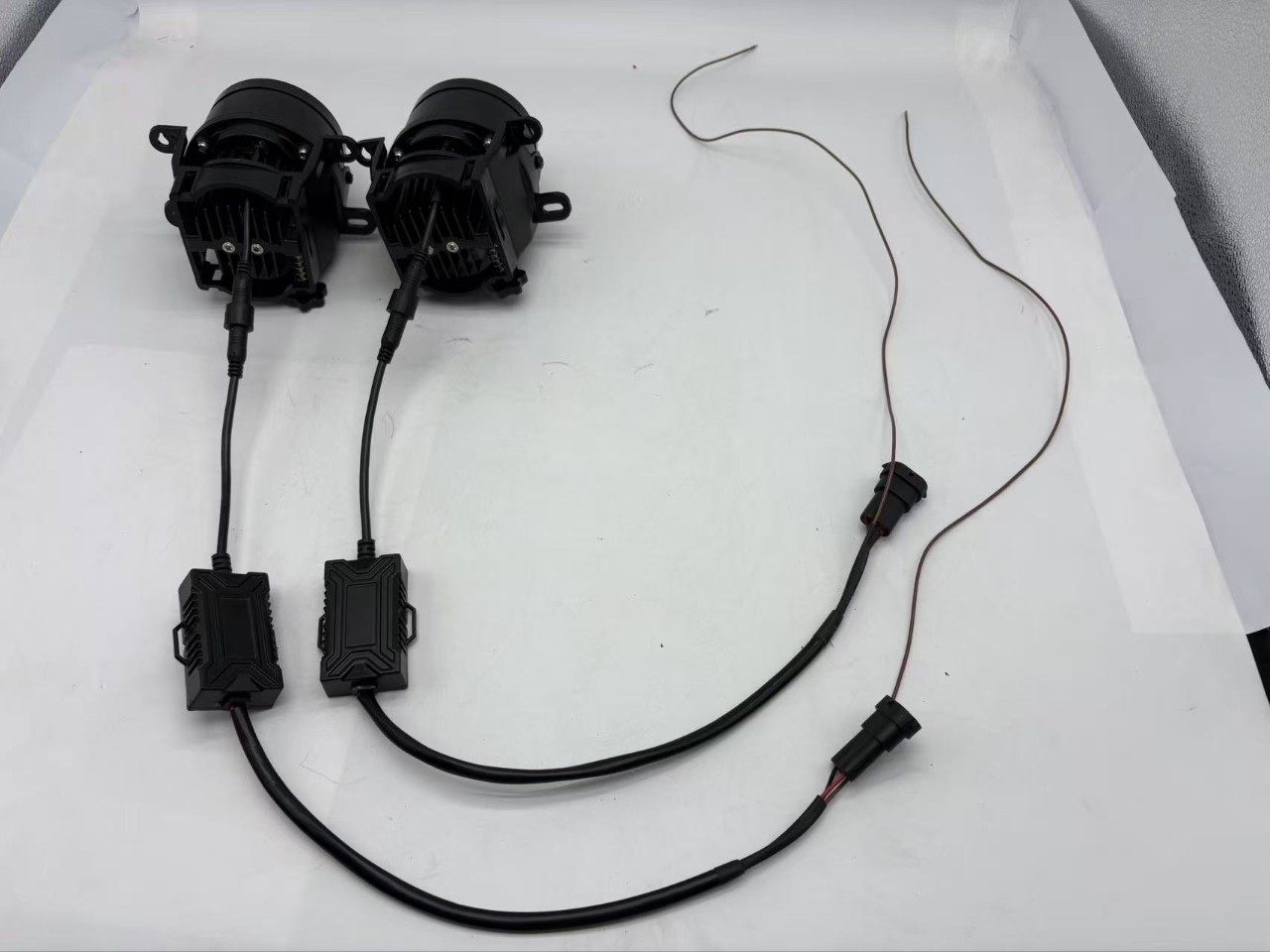 3inch Yellow Light Fog Lamp Dual-Lens High-Power Ultra-Bright Dual Direct-Beam Laser Factory Dual-Lens Fog Lamp