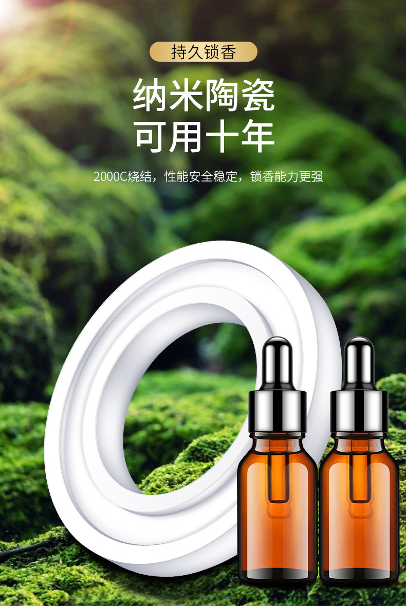 Car Perfume Car Ornaments Solar Center Console Aromatherapy Men's Car Interior Decoration Supplies Center Console Decoration