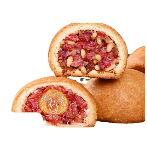 Yunban Xiaobing (Yunnan Specialty) Xuanwei Dian-style Ham Pie Traditional Flaky Small Mooncake Bulk Wholesale for Mid-Autumn Festival Gift