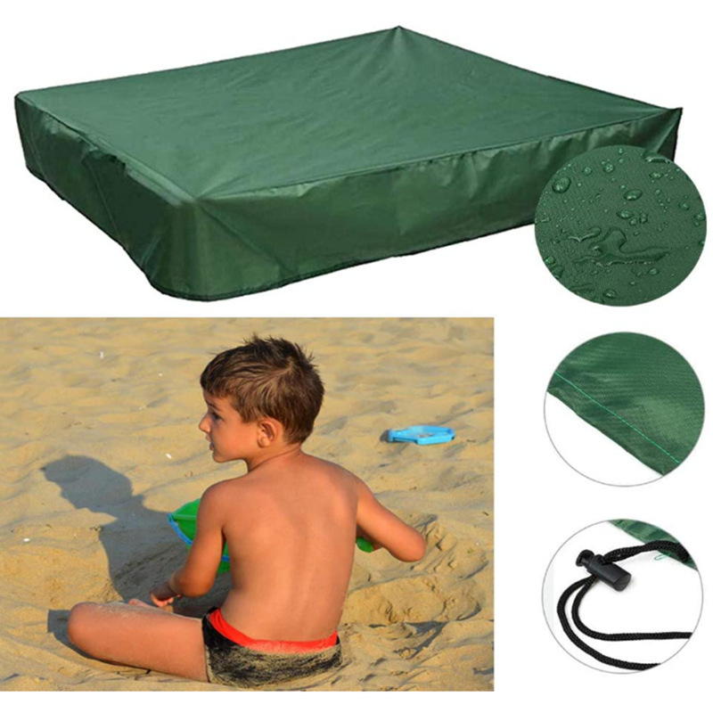 Hot Selling Amazon Kidsren's Toy Sandpit Cover Garden Courtyard Green Square Bath Cover Waterproof Sunshade Hot Selling Amazon Kidsren's Toy Sandpit Cover Garden Courtyard Green Square Bath Cover Waterproof Sunshade
