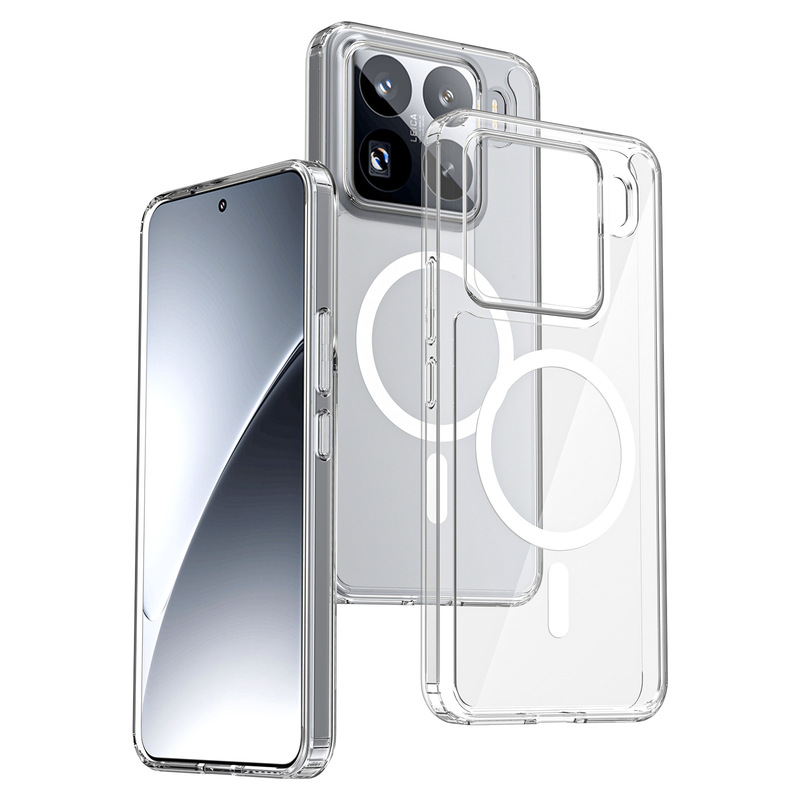 Xiaomi 15Ultra 携帯電話ケースに適した新しいモデル完全透明磁気オールインクルーシブ xiaomi14pro 超薄型保護カバー|undefined