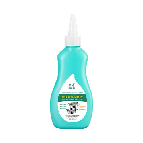 Zhiqi black pot bottom cleaning gel 150ml black remover burnt iron pot wok utensils black scale polishing cleaning agent