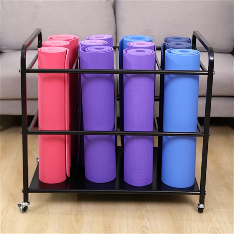 Wow Yoga Mat Storage Rack Foam Shaft Yoga Room Equipment Storage Rack Yoga Blanket Mace Multi-Layer Cabinet