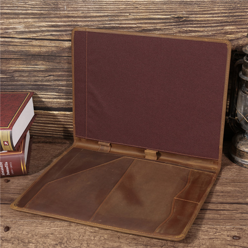 BR Suitable for Apple pro10.5iPad Leather Protective Case Cross Border Crazy Horse Leather Tablet PC Protective Case Leather Bag