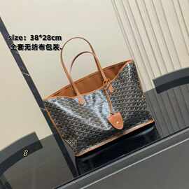高品质狗牙托特印花包包双面tote购物袋大容量百搭牛皮手提腋下包