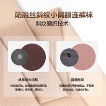 加裆加大连裤袜防勾丝耐穿肉丝袜薄款浪沙袜裤胖mm加档大码弹力大