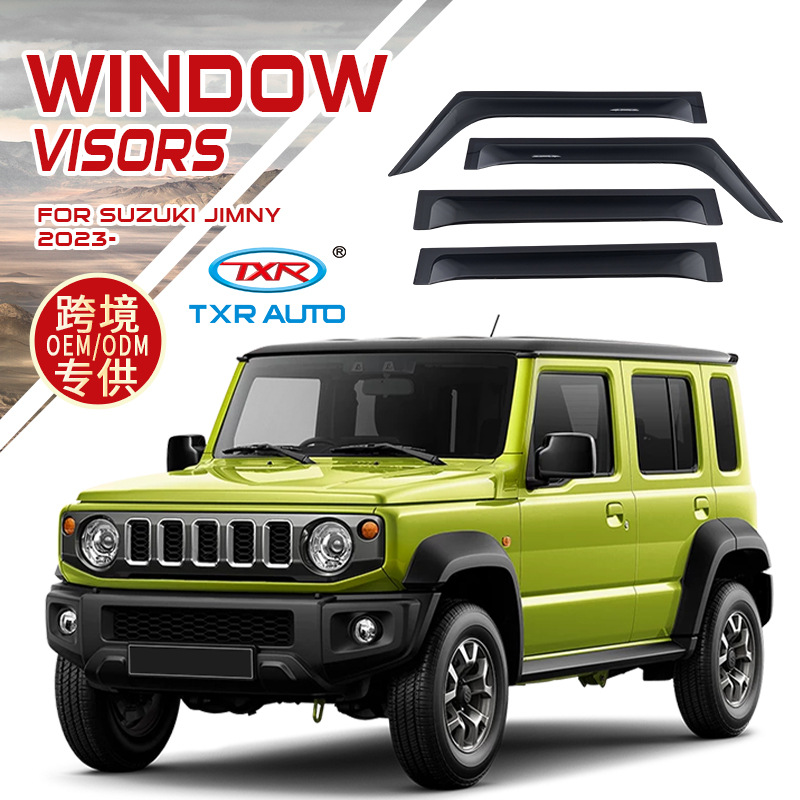 TXR para Suzuki Suzuki Motor Jimny Jimny Car Ventana de protección contra la lluvia Accesorios